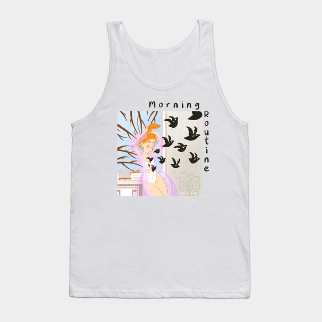 Morning Routine Tank Top by PatriciaCo